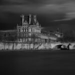 Le Louvre, la Seine et le pont Royal - Paris